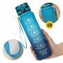 Пляшка для води спортивна 4FIZJO 1000 мл 4FJ0631 Sky Blue/Blue