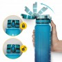 Пляшка для води спортивна 4FIZJO 1000 мл 4FJ0631 Sky Blue/Blue