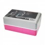 Блок для йоги двоколірний SportVida SV-HK0336 Pink/Grey