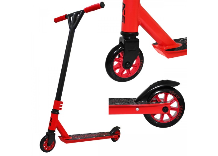 Трюковий самокат SportVida Stunt Neo SV-WO0021 Black/Red