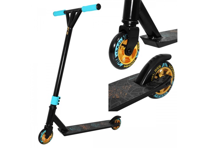 Трюковий самокат SportVida Stunt Poker SV-WO0017 Black/Blue