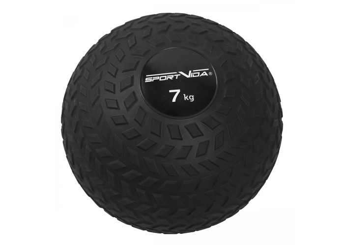 Слембол (медичний м'яч) для кросфіту SportVida Slam Ball 7 кг SV-HK0349 Black