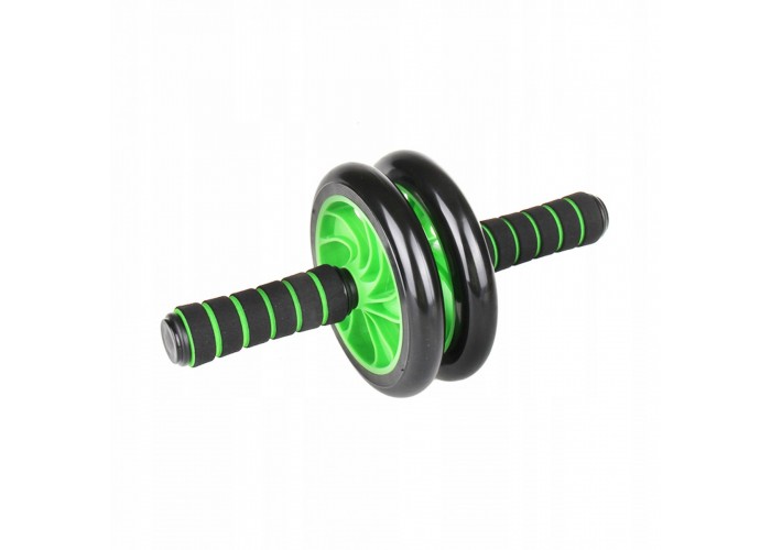 Ролик (гімнастичне колесо) для преса 4FIZJO Ab Wheel 4FJ0039 Black/Green