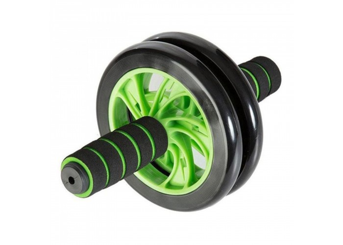 Ролик (гімнастичне колесо) для преса 4FIZJO Ab Wheel 4FJ0039 Black/Green