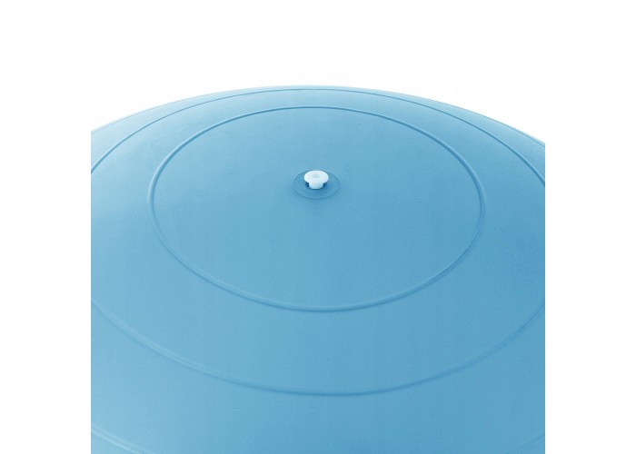 М'яч для фітнесу (фітбол) Springos 55 см Anti-Burst FB0006 Sky Blue