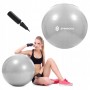 М'яч для фітнесу (фітбол) Springos 75 см Anti-Burst FB0008 Grey