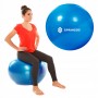 М'яч для фітнесу (фітбол) Springos 85 см Anti-Burst FB0009 Blue