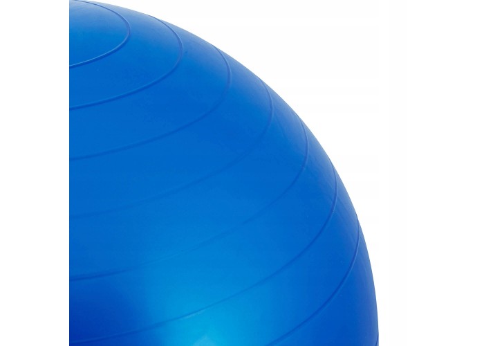 М'яч для фітнесу (фітбол) Springos 85 см Anti-Burst FB0009 Blue