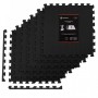 Мат-пазл (ласточкин хвіст) Springos Mat Puzzle EVA 180 x 120 x 1.2 cм FM0003 Black