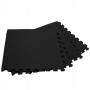 Мат-пазл (ласточкин хвіст) Springos Mat Puzzle EVA 120 x 120 x 1.2 cм FM0004 Black