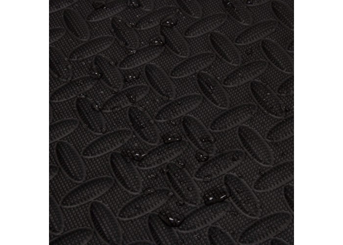 Мат-пазл (ласточкин хвіст) Springos Mat Puzzle EVA 120 x 120 x 1.2 cм FM0004 Black