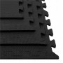Мат-пазл (ласточкин хвіст) Springos Mat Puzzle EVA 120 x 120 x 2 cм FM0001 Black