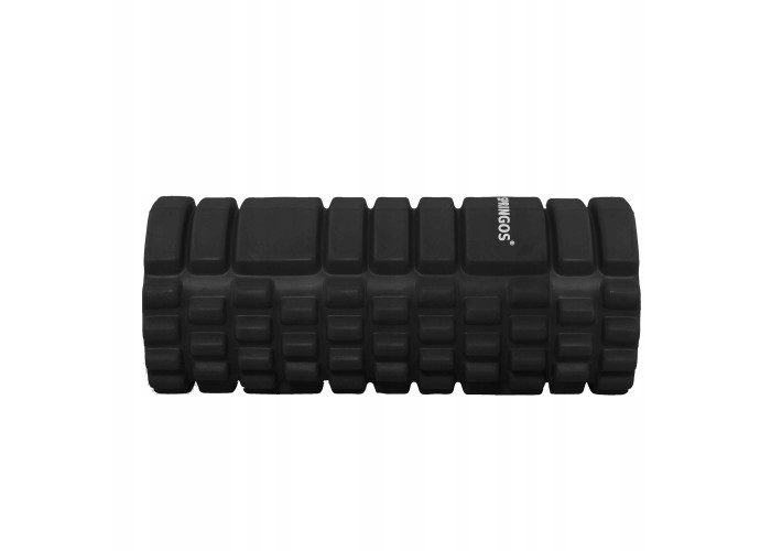 Масажний ролик (валик, роллер) Springos 33 x 14 см FR0013 Black