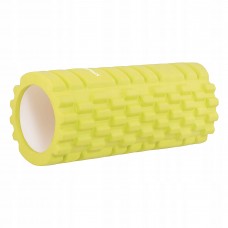 Масажний ролик (валик, роллер) Springos 33 x 14 см FR0015 Yellow