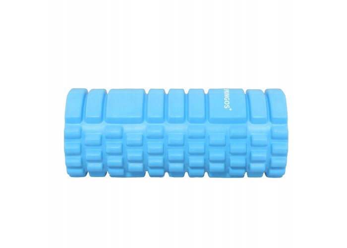 Масажний ролик (валик, роллер) Springos 33 x 14 см FR0014 Light Blue