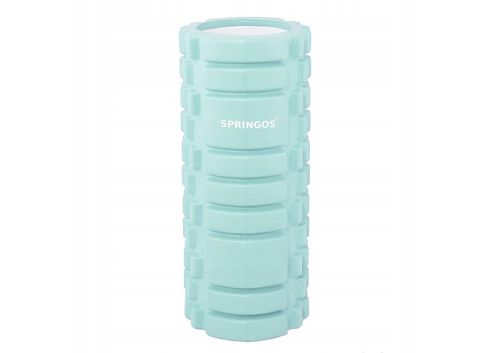 Масажний ролик (валик, роллер) Springos 33 x 14 см FR0016 Mint
