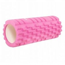 Масажний ролик (валик, роллер) Springos 33 x 14 см FR0017 Pink
