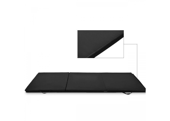 Мат гімнастичний складний Springos 180 x 60 x 5 cм FA0041 Black