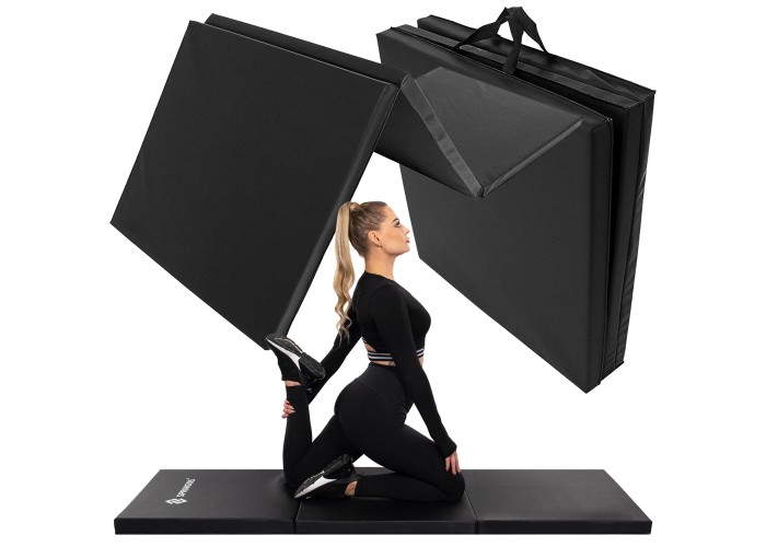 Мат гімнастичний складний Springos 180 x 60 x 5 cм FA0041 Black
