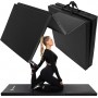 Мат гімнастичний складний Springos 180 x 60 x 5 cм FA0041 Black