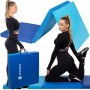 Мат гімнастичний складний Springos 180 x 60 x 5.5 cм FA0063 Blue