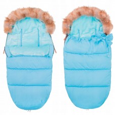 Дитячий конверт для коляски, санчат 4 в 1 Springos SB0015 Sky Blue