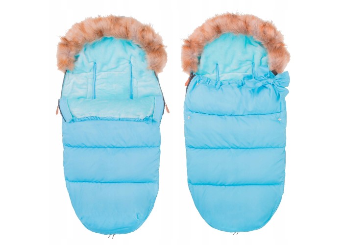 Дитячий конверт для коляски, санчат 4 в 1 Springos SB0015 Sky Blue