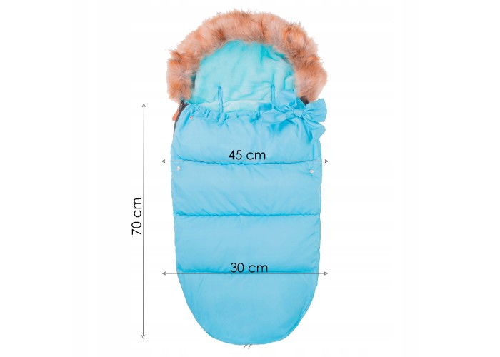 Дитячий конверт для коляски, санчат 4 в 1 Springos SB0015 Sky Blue
