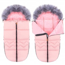 Дитячий конверт для коляски, санчат 4 в 1 Springos SB0022 Pink
