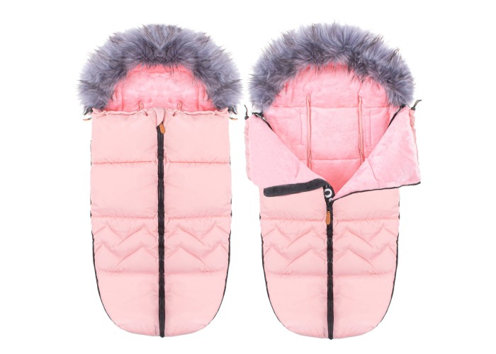 Дитячий конверт для коляски, санчат 4 в 1 Springos SB0022 Pink
