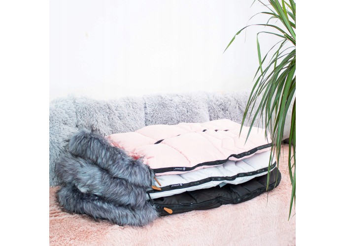 Дитячий конверт для коляски, санчат 4 в 1 Springos SB0022 Pink