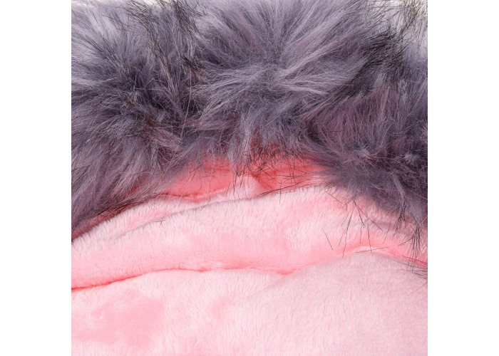 Дитячий конверт для коляски, санчат 4 в 1 Springos SB0022 Pink