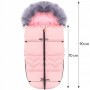Дитячий конверт для коляски, санчат 4 в 1 Springos SB0022 Pink