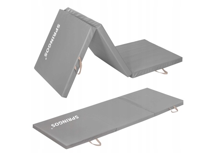Мат гімнастичний складний Springos 180 x 60 x 5.5 cм FA0062 Grey