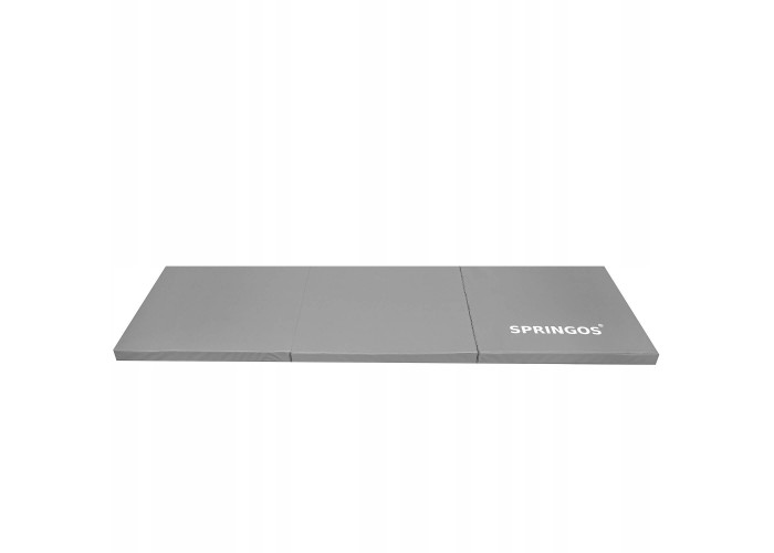 Мат гімнастичний складний Springos 180 x 60 x 5.5 cм FA0062 Grey