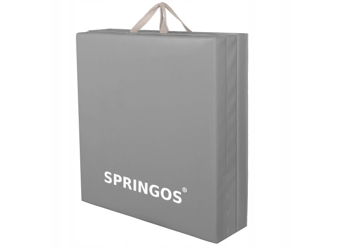 Мат гімнастичний складний Springos 180 x 60 x 5.5 cм FA0062 Grey