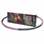 Обруч масажний Hula Hoop SportVida 100 см 1.2 кг SV-HK0338 Grey/Pink