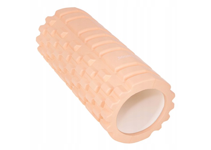 Масажний ролик (валик, роллер) Springos 33 x 14 см FR0021 Light Orange