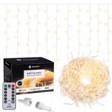 Гірлянда бахрома вулична (зовнішня) Springos 12 м 300 LED Pilot CL305 Warm White