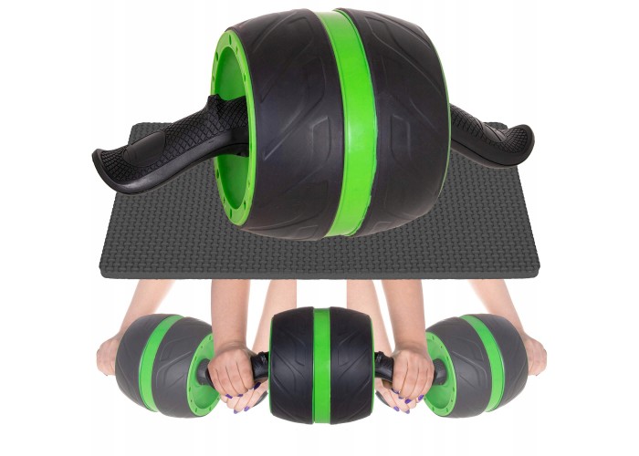 Ролик (колесо) для преса з поворотним механізмом Springos AB Wheel FA5010 Black/Green