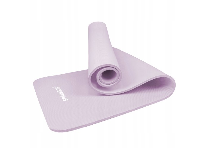 Коврик (мат) для йоги та фітнесу Springos NBR 1 см YG0038 Purple