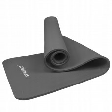 Коврик (мат) для йоги та фітнесу Springos NBR 1.5 см YG0001 Grey