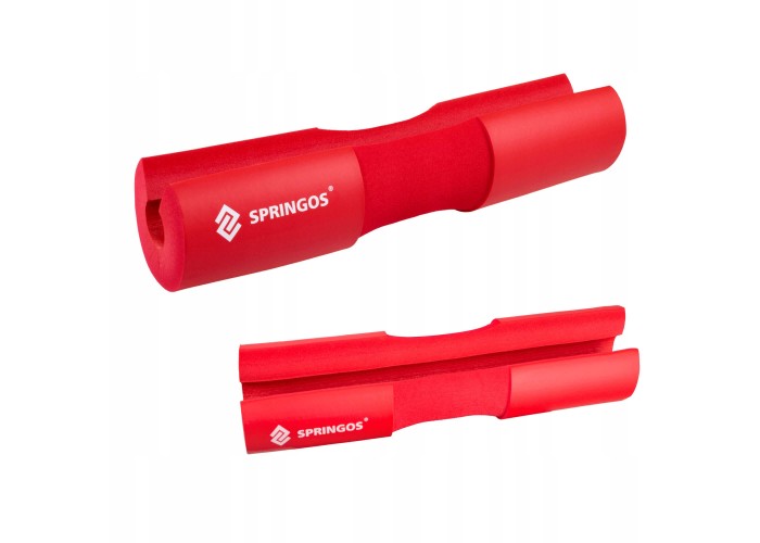 Накладка (бампер) на гриф Springos Barbell Pad FA0206 Red