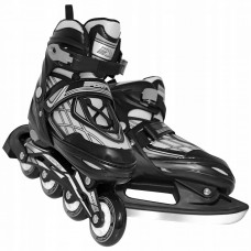 Роликові ковзани SportVida 4 в 1 SV-LG0065 Size 39-42 Black/Grey