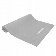 Коврик (мат) для йоги та фітнесу Springos PVC 4 мм YG0037 Grey