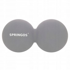 Масажний м'яч подвійний Springos Lacrosse Double Ball 6.5 x 13 см FA0052