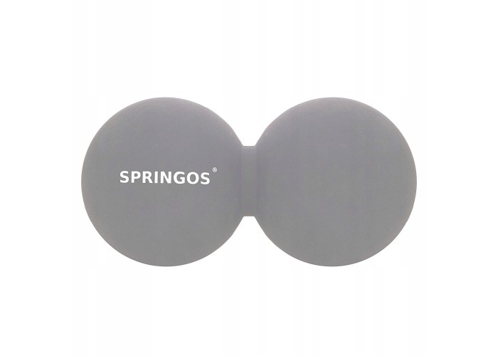 Масажний м'яч подвійний Springos Lacrosse Double Ball 6.5 x 13 см FA0052