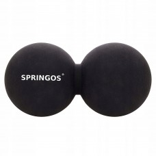 Масажний м'яч подвійний Springos Lacrosse Double Ball 6.5 x 13 см FA0053