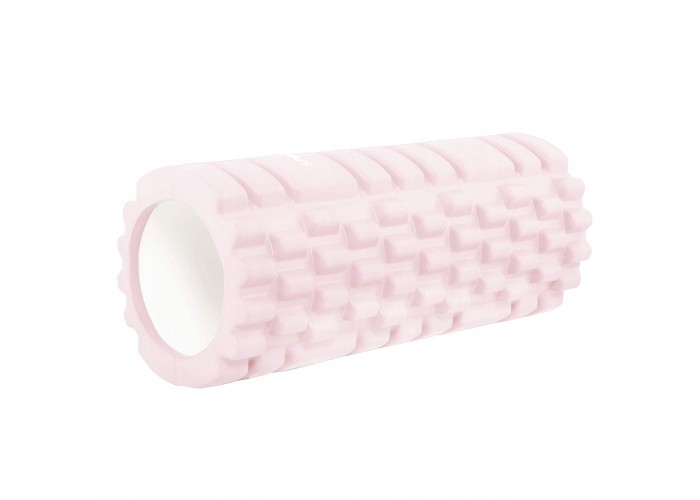 Масажний ролик (валик, роллер) Springos 33 x 14 см FR0022 Light Pink