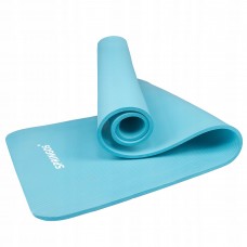 Коврик (мат) для йоги та фітнесу Springos NBR 1 см YG0033 Sky Blue